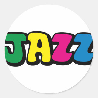 Sticker Rond Jazz