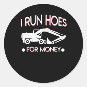 Sticker Rond Je Crée Des Chaussures Pour Le Travailleur De Cons