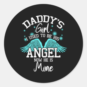 Sticker Rond Je Faisais Partie De Son Ange Maintenant Il Est À 