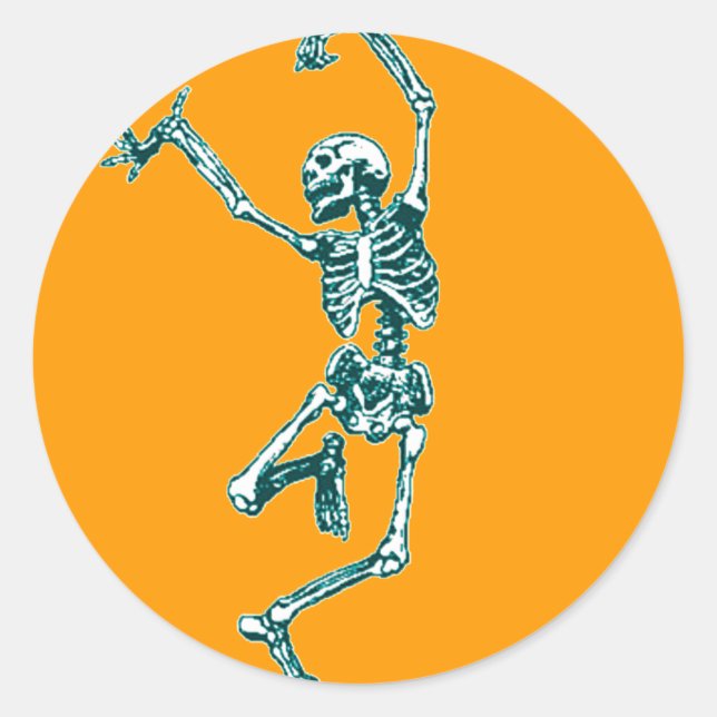 Sticker Rond Je Me Sens Heureux, Oh Si Heureux (Devant)