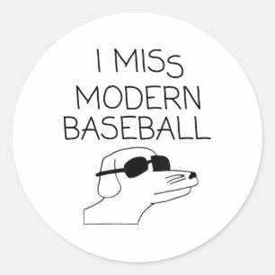 Sticker Rond Je Mlle Modern Bysebyll Vintage Funny Bysebyll Mem