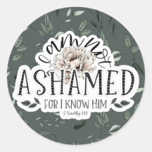 Je n'ai pas honte 2 Timothy 1:12 Citation de l'Écr