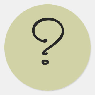 Sticker Rond Je ne sais pas