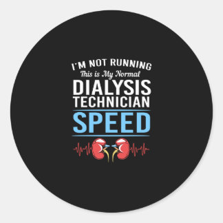 Sticker Rond Je Ne Suis Pas En Train De Dialyse Tech Kidney Hea