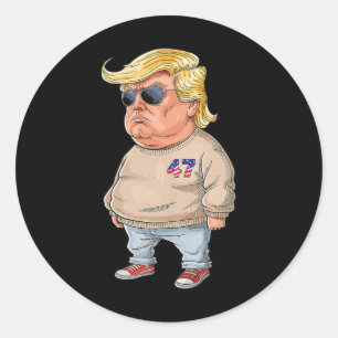 Sticker Rond Je Ne Suis Qu'Un Gars Chill - Un Gars Chill Drôle 