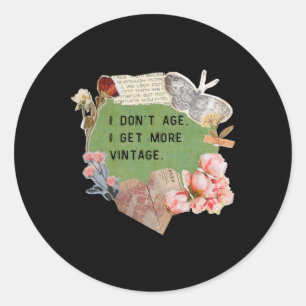 Sticker Rond Je ne vieillit pas