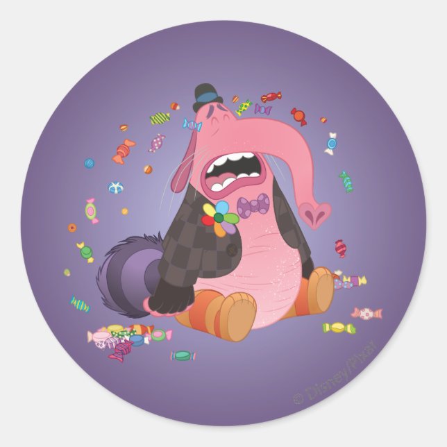 Sticker Rond Je Pleure Candy (Devant)