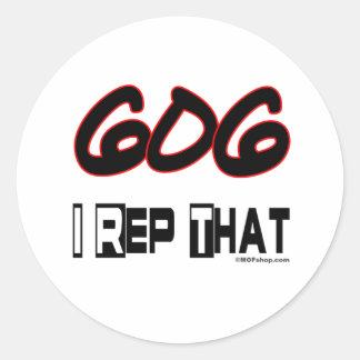 Sticker Rond Je Représente Le Code Régional 606