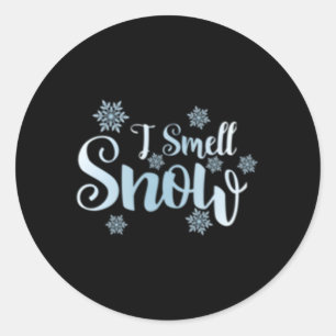 Sticker Rond Je Sens Les Flammes De Neige Neige Snowflakes Hive
