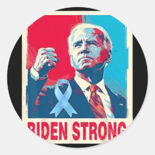 Sticker Rond Je Suis Avec Joe2