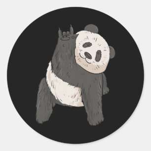 Sticker Rond Je suis conscient de la perte auditive des gestes 