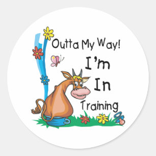 Sticker Rond Je suis en formation