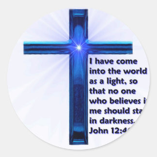 Sticker Rond Je Suis Entré Dans Le Monde