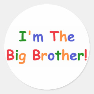 Sticker Rond Je suis le Big Brother