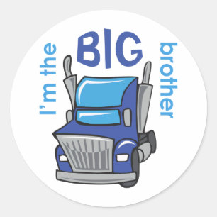 Sticker Rond Je suis le Big Brother