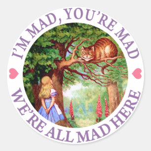 Sticker Rond "Je suis Mad, vous êtes Mad, nous sommes tous Mad