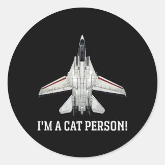 Sticker Rond Je Suis Un Chat Fr-14 Tomcat