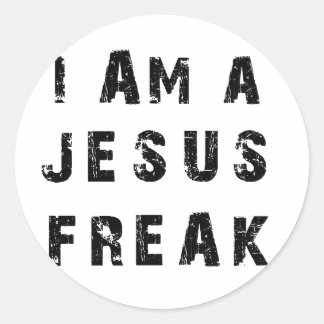 Sticker Rond Je suis un phénomène de Jésus