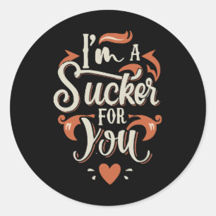 Sticker Rond Je suis un pigeon pour vous