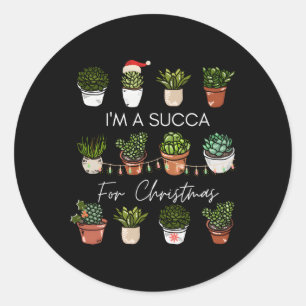 Sticker Rond Je Suis Un Succès Pour Succulent