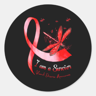 Sticker Rond Je suis un survivant Mois de la sensibilisation au