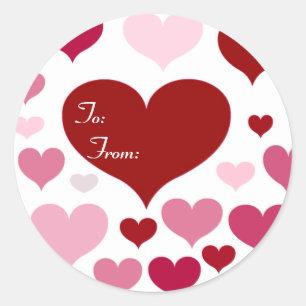 Sticker Rond Je t'aime_
