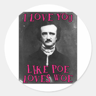 Sticker Rond Je t'aime...
