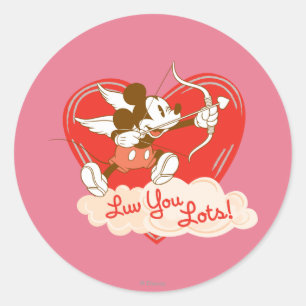 Sticker Rond Je t'aime beaucoup !