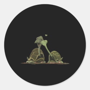 Sticker Rond Je T'Aime Un Peu C'Est Comme Un Petit Peu Mais Bea