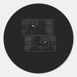 Sticker Rond Je T'Aimerai Dans Chaque Chapitre De Ta Vie. Même