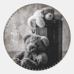 Sticker Rond Je Vous Manque