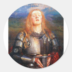 Sticker Rond Jeanne d'Arc