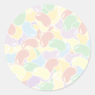 Sticker Rond Jelly Bean Fade