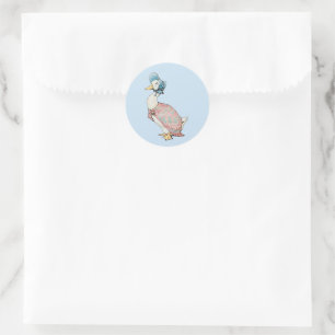 Sticker Rond Jemima Puddle Duck