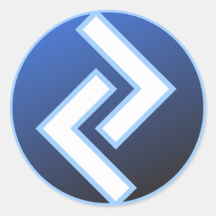 Sticker Rond Jeran Jeraz Rune
