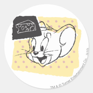 Sticker Rond Jerry Cheese