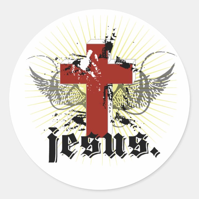 Sticker Rond jésus (Devant)