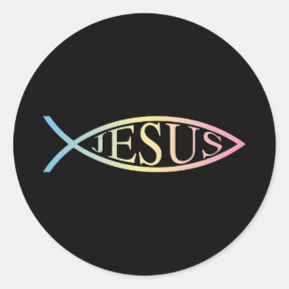 Sticker Rond Jésus