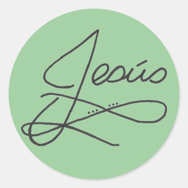 Sticker Rond Jesús (Devant)