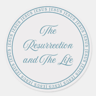 Sticker Rond Jesus - Flush Seal Large