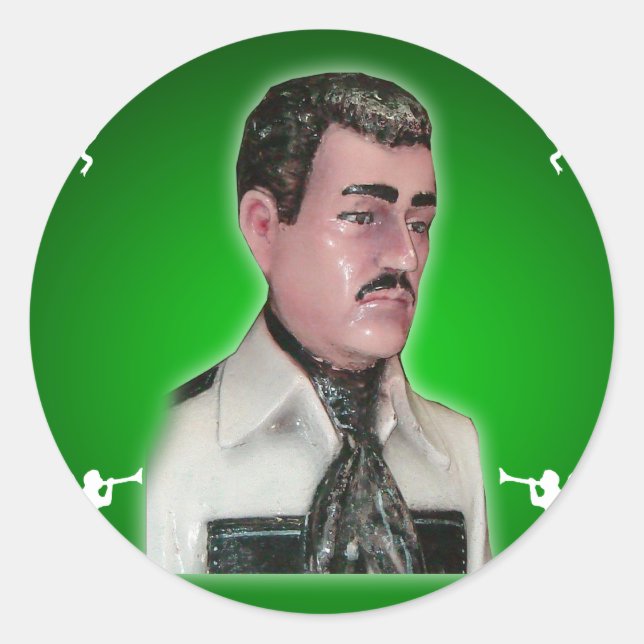 STICKER ROND JESUS MALVERDE PRODUITS PERSONNALISABLES (Devant)