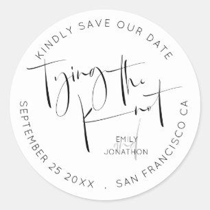 Sticker Rond Jetant Le Script De Noir Blanc Noir Enregistrer La