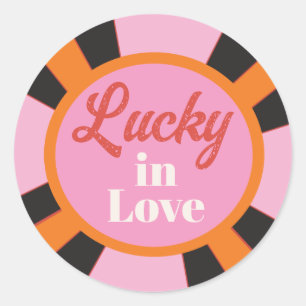 Sticker Rond Jeton de poker Las Vegas Mod