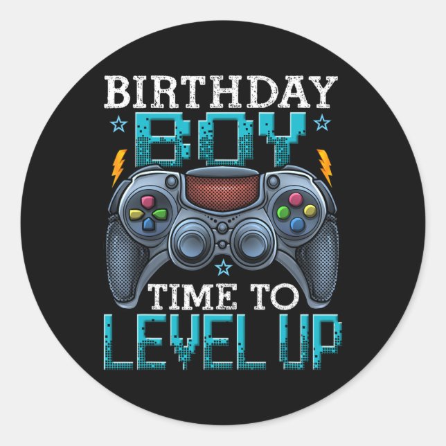 Sticker Rond Jeu d'Anniversaire Jeu d'Anniversaire Joueur 12 (Devant)