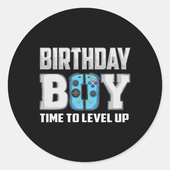 Sticker Rond Jeu d'Anniversaire Jeu d'Anniversaire Joueur 9 (Devant)