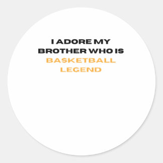 Sticker Rond Jeu de balle de panier - Nba