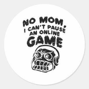 Sticker Rond Jeu de jeu cadeau cadeau
