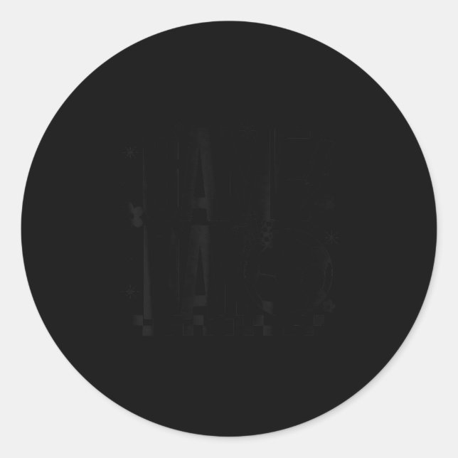 Sticker Rond Jeu Jour Soccer Saison Maman Retro À damiers Light (Devant)