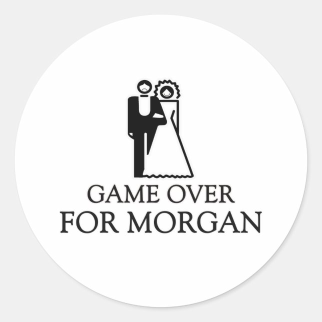 Sticker Rond Jeu pour Morgan (Devant)