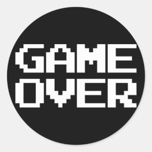 Sticker Rond Jeu terminé